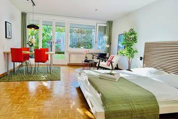 Ferienwohnung für 2 Personen, mit Terrasse und Garten in Zürich