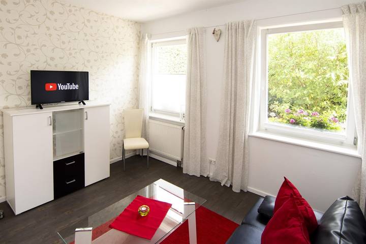 Ganze Ferienwohnung, FeWo Sandbarg, Dusche und Bad, Wc, 1 Schlafraum in Jesteburg, Nordheide