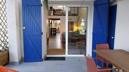 Gîte pour 2 personnes, avec terrasse à Caux