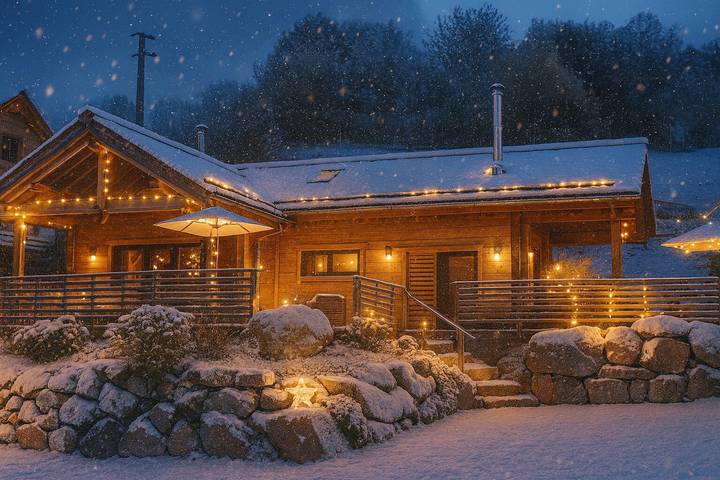 Ferienhaus für 4 Personen, mit Whirlpool und Garten sowie Sauna in Deutschland - 3