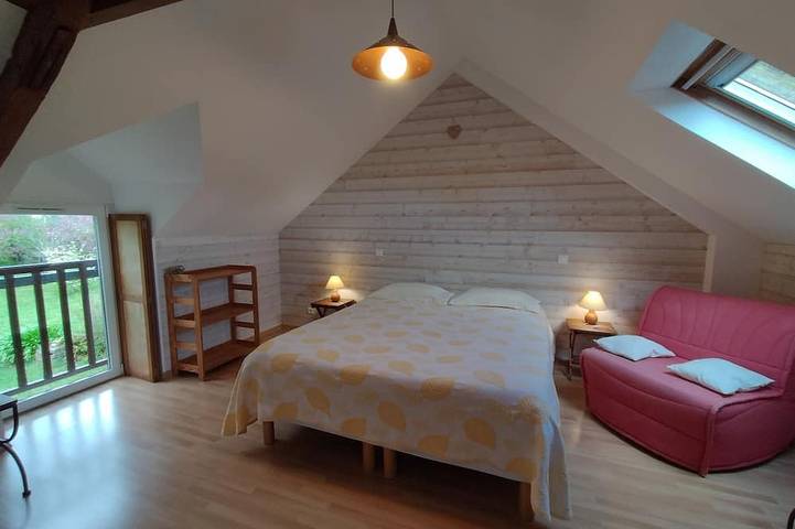 Chambre d’hôte pour 2 personnes, avec jardin