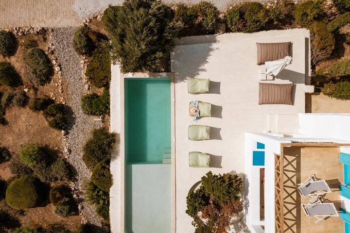 Location de vacances pour 4 personnes, avec Balcon et Terrasse ainsi que Jardin et Piscine dans Koufonisia - 2