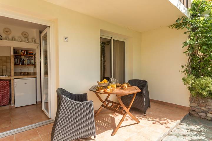 Apartment in A Hotel 'Le Home - Studio in Calvi' with Shared Pool, Balcony and Air Conditioning in Calvi, Calvi region