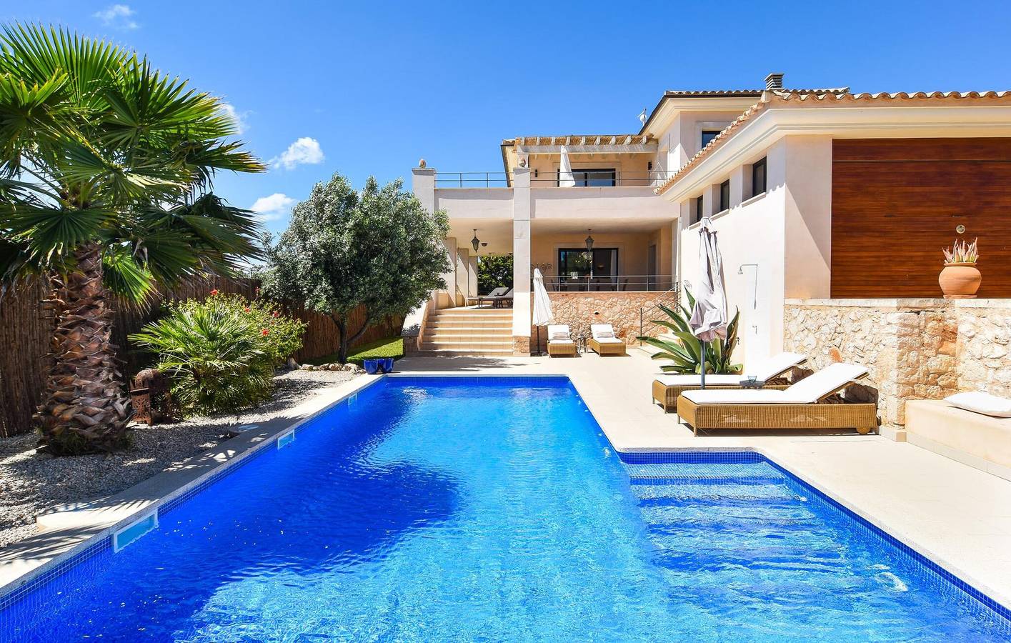 Rückzugsort mit Meerblick, Pool, Terrasse und Grill - 1,5 km bis Cala Llombards in Cala Santanyí, Santanyí