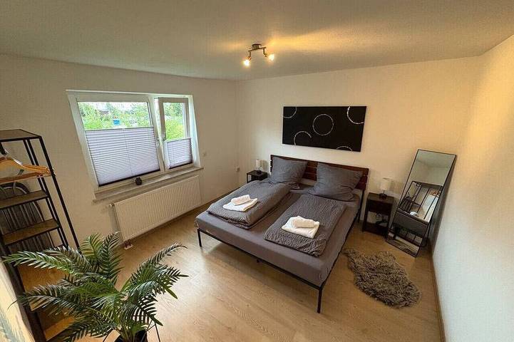 Ferienwohnung für 2 Personen, mit Garten und Balkon, mit Haustier