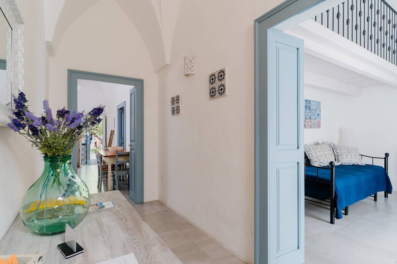 Villa "Dimora Della Quercia" con 2 terrazze private, vasca idromassaggio privata e Wi-Fi in Taviano, Golfo di Taranto