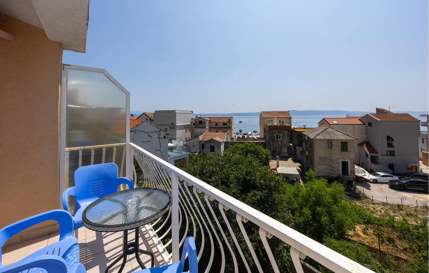 Apartamento vacacional entero, Apartamento de vacaciones para 4 personas con terraza in Podgora, Rivera de Makarska