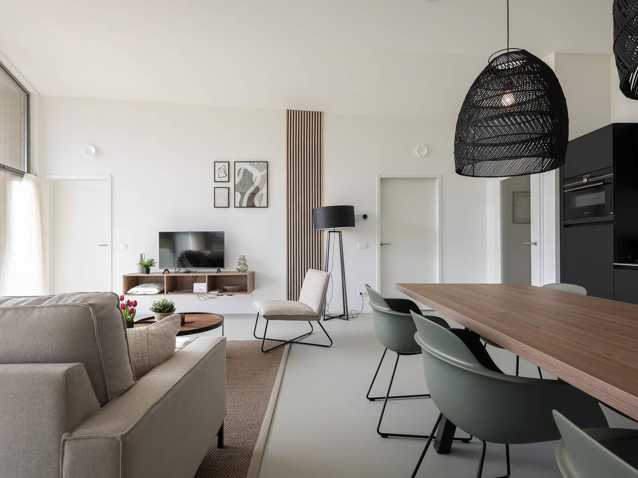 Ferienhaus mit Terrasse und weitem Blick in Wissenkerke, Zeeuwse Kust