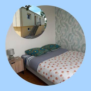 Gîte pour 2 personnes, avec jardin et terrasse à Cosne-Cours-sur-Loire