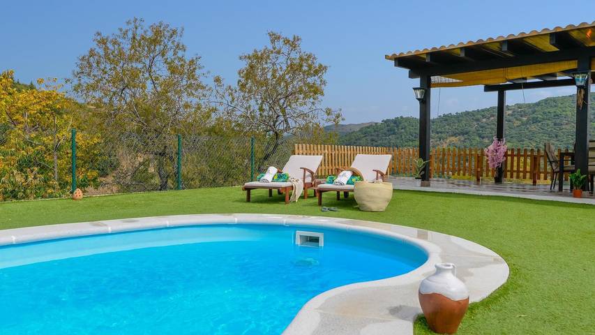 Chalet para 2 personas, con piscina y balcón/terraza en Parque natural de Los Alcornocales - 2