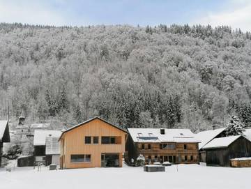 Ferienwohnung für 5 Personen, mit Garten und Terrasse in Schnepfau