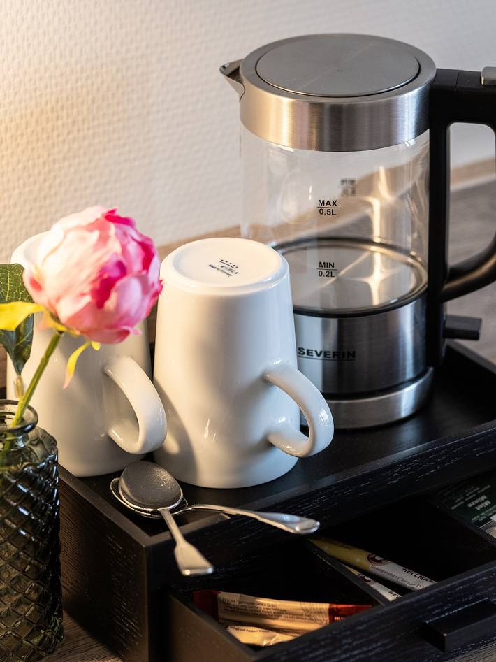 Hotel Wehrburg - Doppelzimmer mit Balkon in Duhnen, Cuxhaven