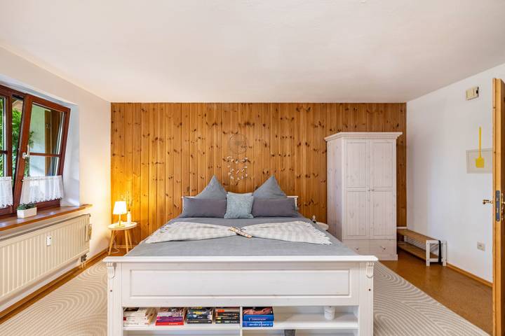 Ganzes Studio, Ruhiges Studio mit Balkon ins Grüne – Apartment Gardenview in Kinsau, Romantische Straße