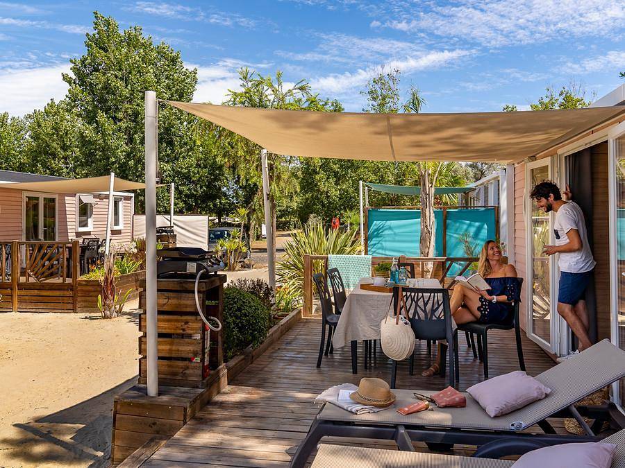 Camping Californie Plage - Mobilhome 6 personas - Cottage Caïcos Premium in Vias Plage, Vias