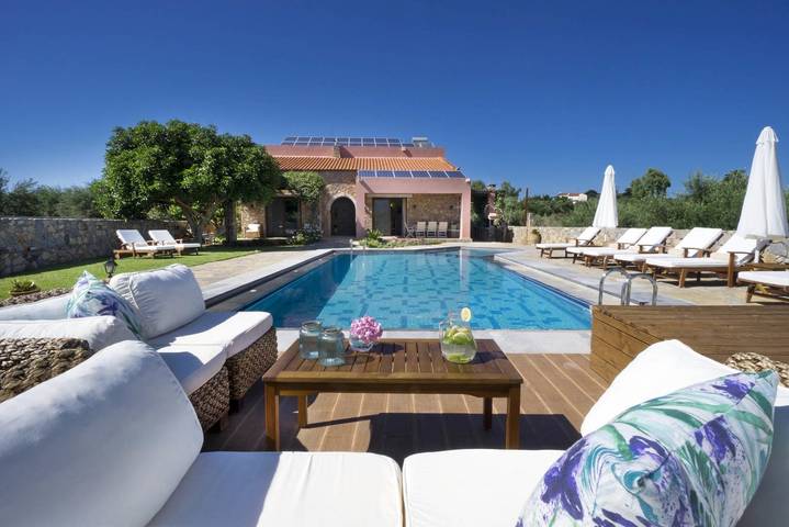 Villa für 10 Personen, mit Terrasse und Garten in Chania und Umgebung - 2