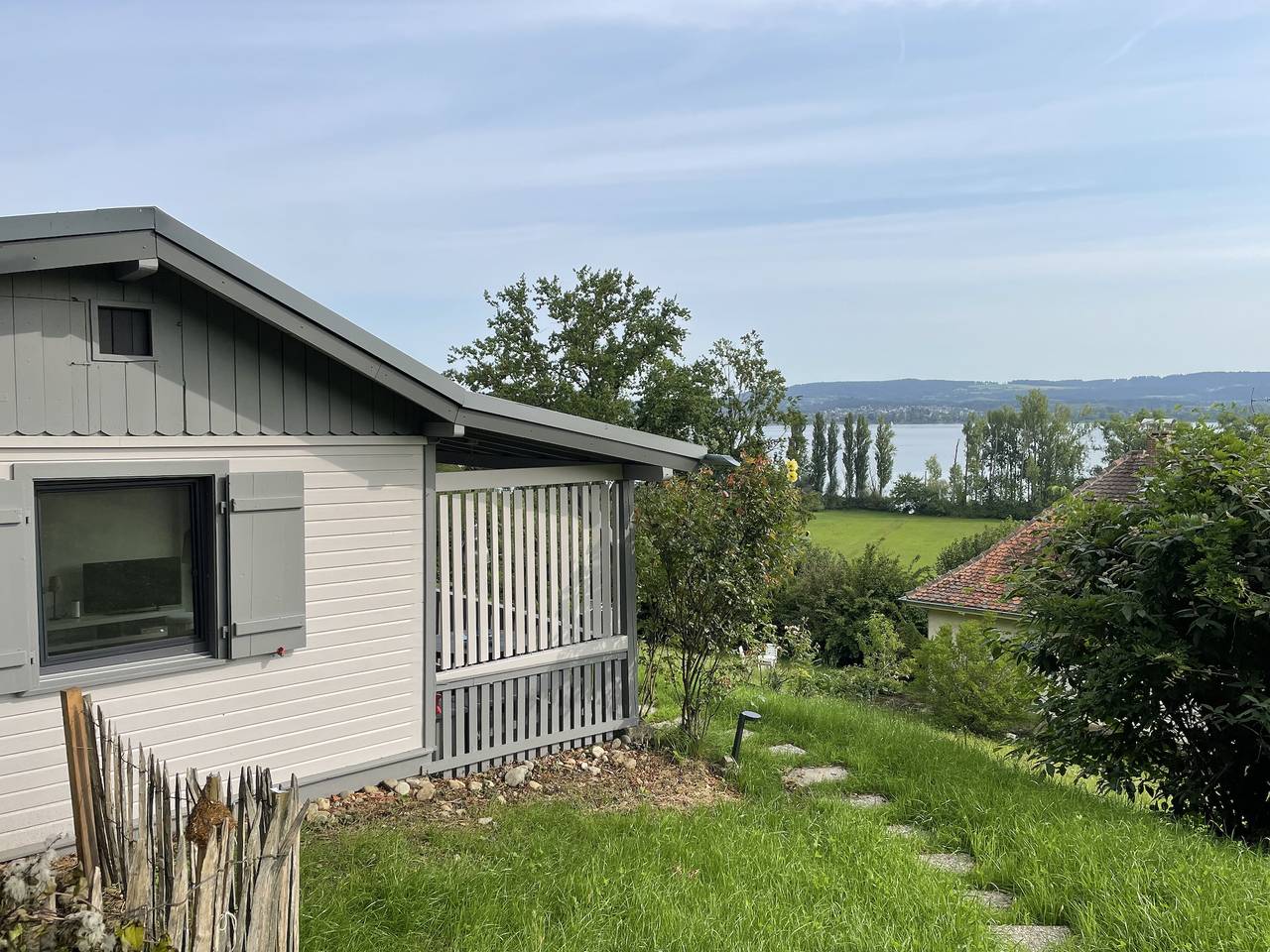 Ganze Ferienwohnung, Seesicht - Seeblick, 2-Zimmer-Wohnung, Terrasse,  Ug in Gaienhofen, Untersee