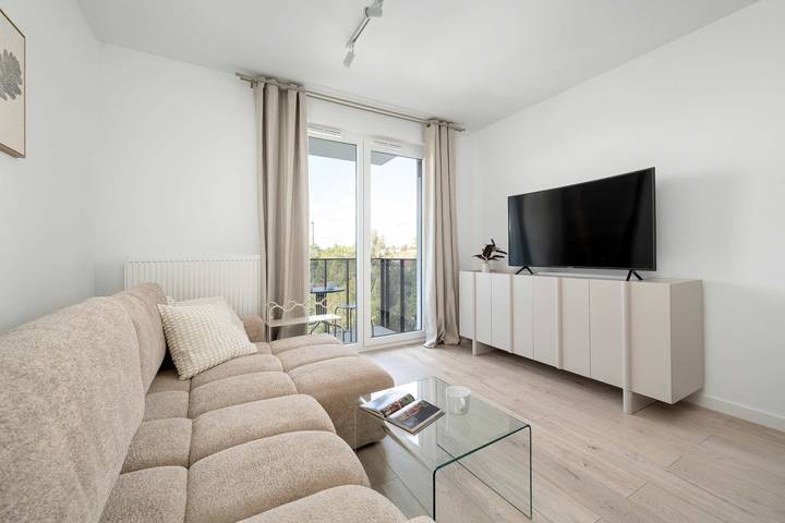 Appartamento intero, Wroclaw | Paczkowska 13 | Modern Studio | Balcony in Breslavia, Niederschlesien