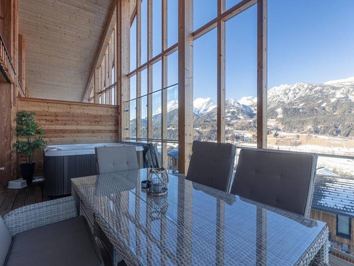 Vakantiewoning voor 4 personen, with tuin and balkon as well as sauna in Haus