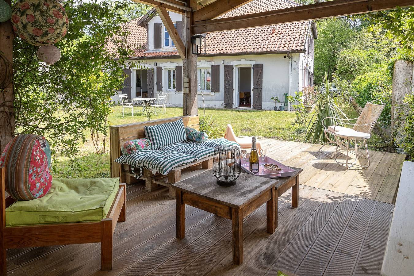 Ferienhaus 'Villa Tamois' mit privatem Garten und Wlan in Soustons, Côte d’Argent