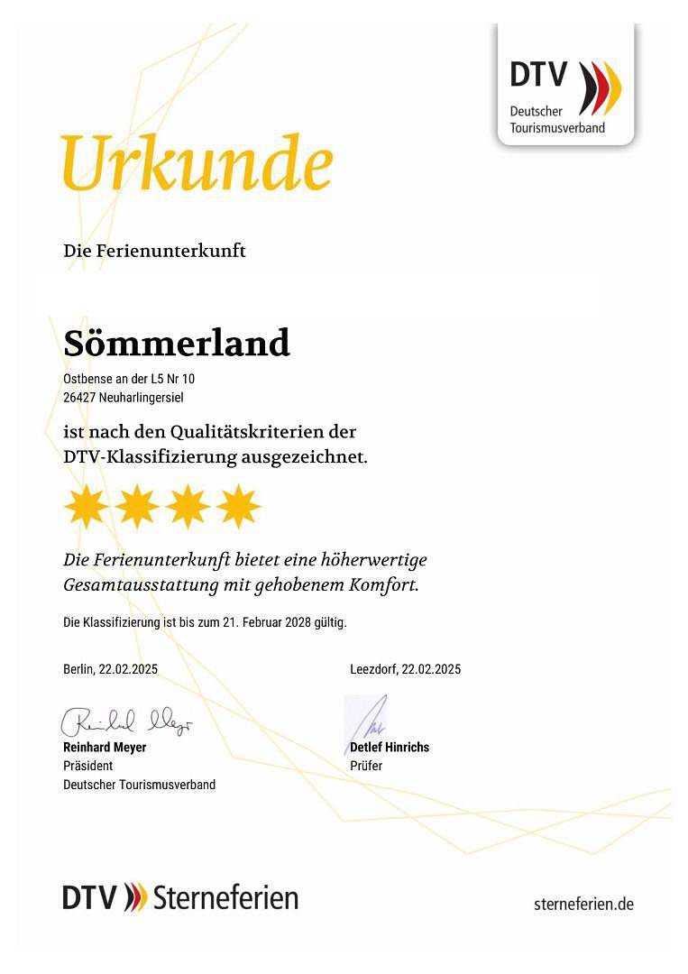 Ganze Wohnung, Neu! 4 Sterne Fewo Sömmerland in Ostbense, Neuharlingersiel