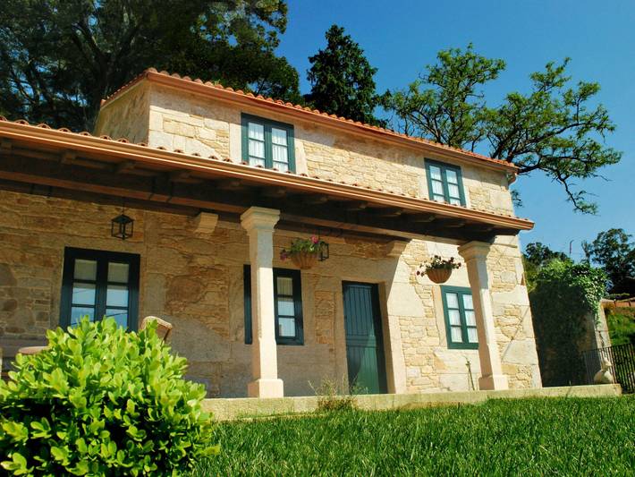 Haus Axouxere in Laxe, Costa da Morte