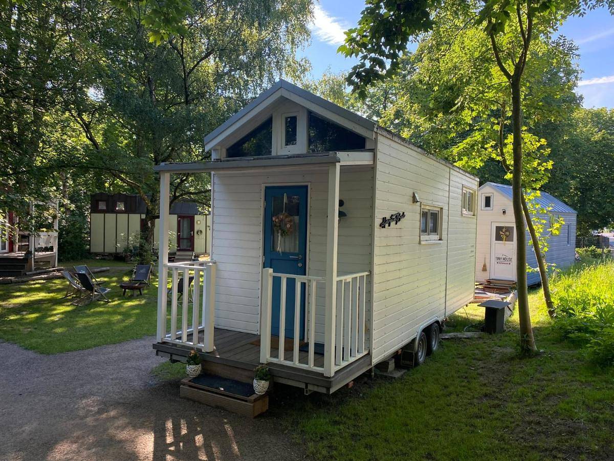 Tiny House Ems im Pier9 Tiny House Hotel in Hamm, Ruhrgebiet