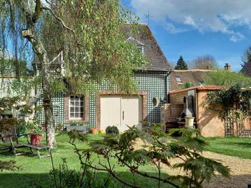 Chambre d’hôte pour 4 personnes, avec jardin ainsi que piscine et vue dans Saint-Martin-de-Nigelles