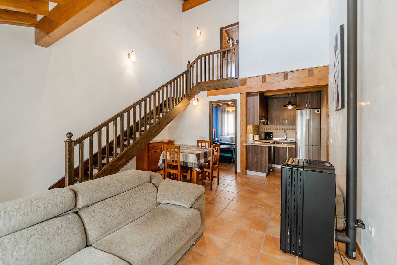 Ferienhaus 'Dehesa de Santa Ursula 2' mit Garten und Balkon in Espeja de San Marcelino, Soria Provinz