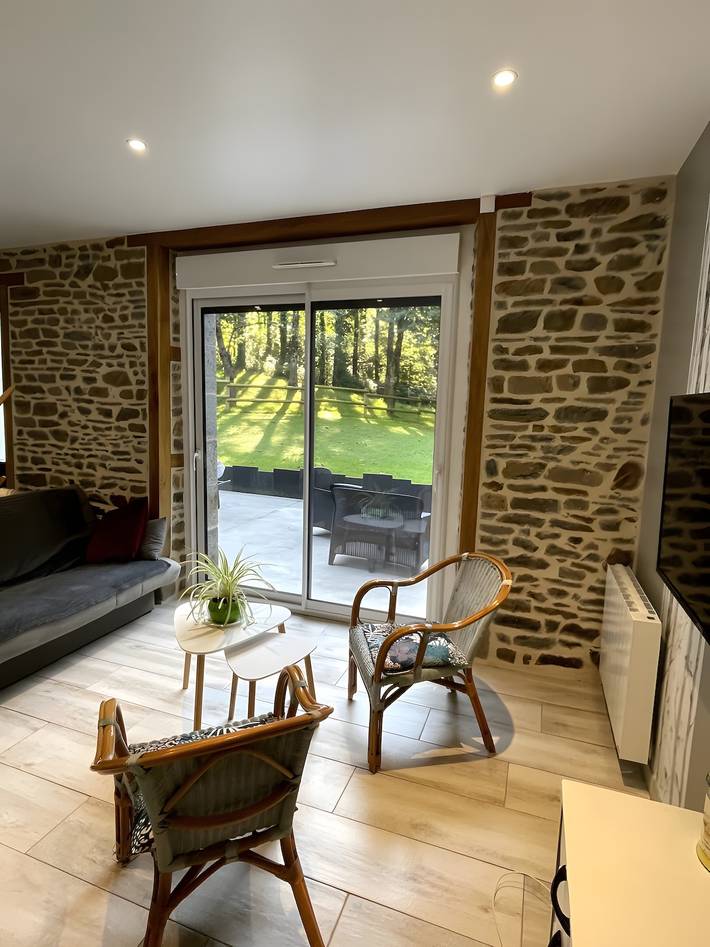 Gite Ranch avec terrasse privée, jardin privé et Wi-Fi à Tirepied, Normandie in Tirepied, Côte de la Déroute