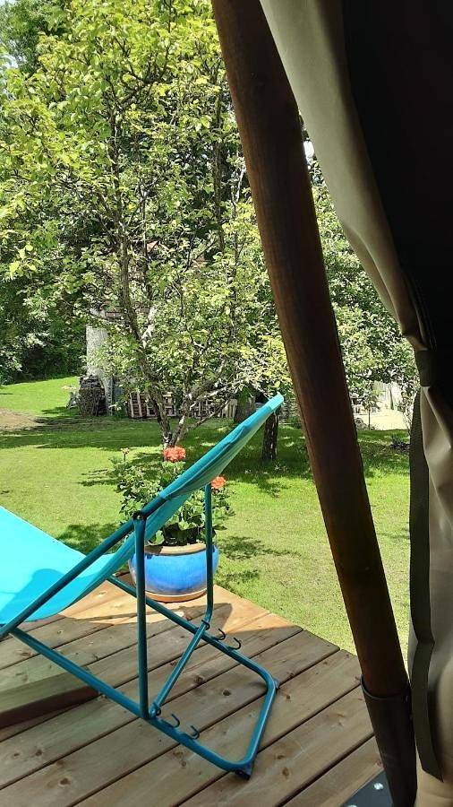 Tente pour 3 personnes, avec jardin ainsi que vue et terrasse dans l' Eure - 3