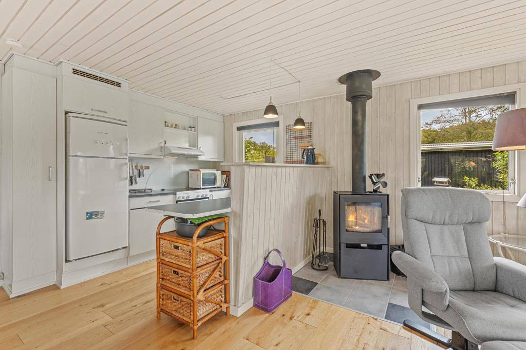 Beautiful holiday home with sauna and wood-burning stove in Bork Havn, Ringkøbing fjord
