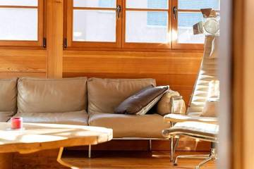 Hütte für 7 Personen, mit Balkon und Garten in St. Moritz