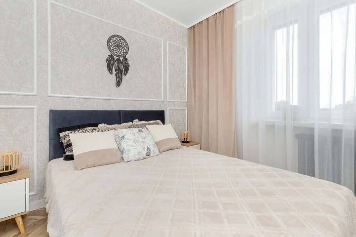 Ganze Wohnung, Geräumiges Apartment | Zwei Schlafzimmer und Balkon in Danzig, Zatoka Gdańska