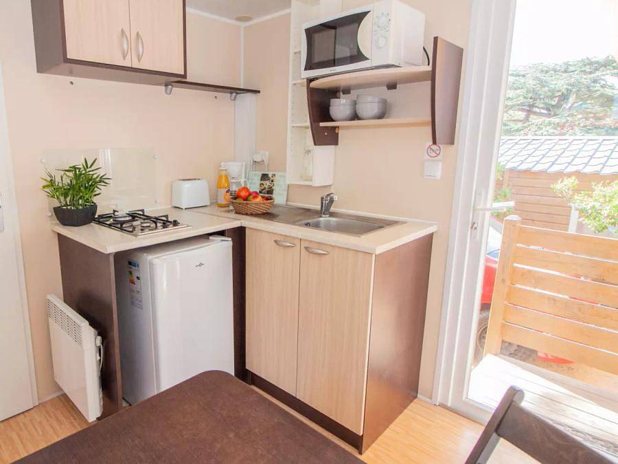 Camping Clair de Lune - Casa mobile 5 persone - Casa mobile trilocale per 4/5 persone in La Madrague, Hyeres