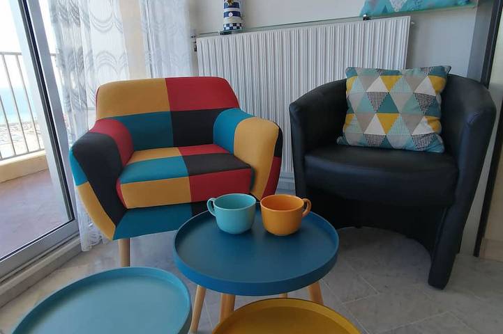 Gîte pour 2 personnes, avec balcon dans Plage des Sablettes Est - 4