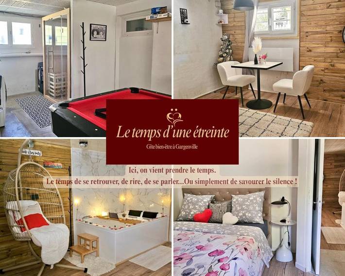 Appartement de vacances pour 4 personnes, avec Jacuzzi et Terrasse ainsi que Jardin et Sauna