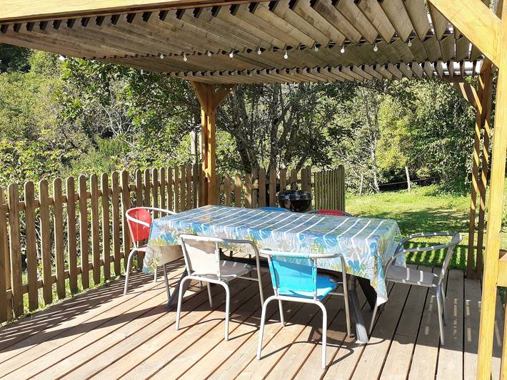 Gite Andourra 3 stars with Ac - garden surrounded by forest, mountain view, peaceful, hiking in Bonac-Irazein, Parc naturel régional des Pyrénées ariégeoises