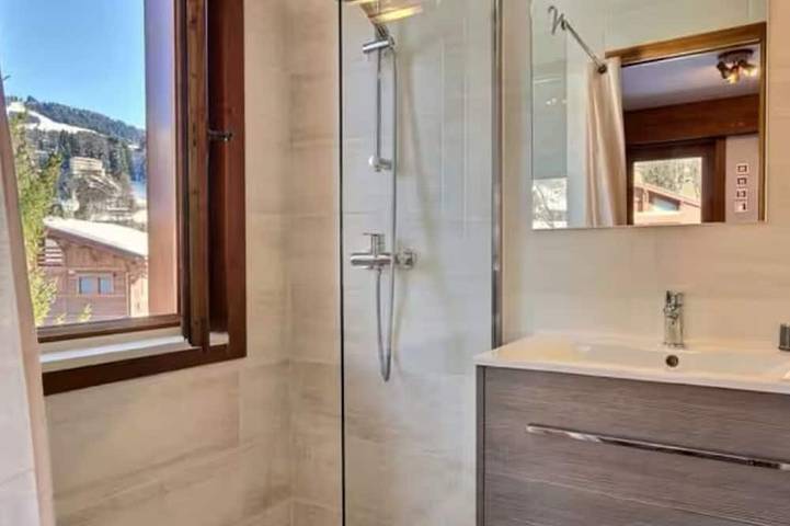 Ganze Wohnung, Soul Megeve: Panoramablick, Kamin & Parkplatz in Megève, Pays du Mont-Blanc