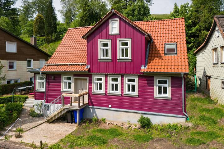 Ferienhaus für 6 Personen, mit Garten und Sauna in Wildemann