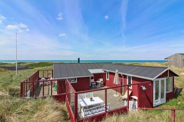 Ferienhaus mit Meerblick für 4 Personen, mit Terrasse in Grønhøj Strand