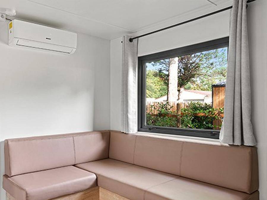Camping Domaine de Soleil Plage - Mobile home 4 persons - Ultimate | 2 Bedrooms | 4 Pers. | Raised Terrace | Air conditioning | Tv in Vitrac, Périgord Noir