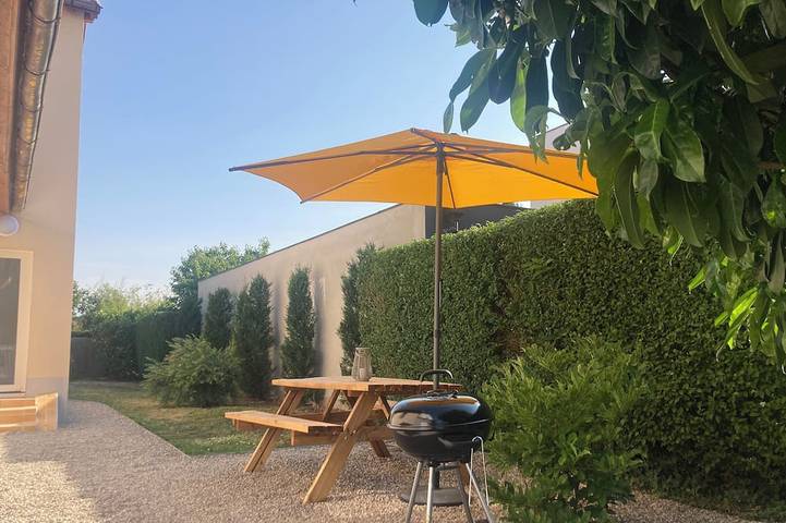 Ferienhaus für 4 Personen, mit Garten