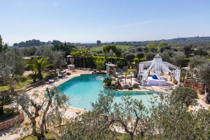 Villa 'Tiziana' con vista mare, Wi-Fi e aria condizionata in Castrignano del Capo, Golfo di Taranto