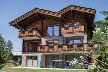 Hütte für 6 Personen, mit Terrasse und Garten in Zermatt