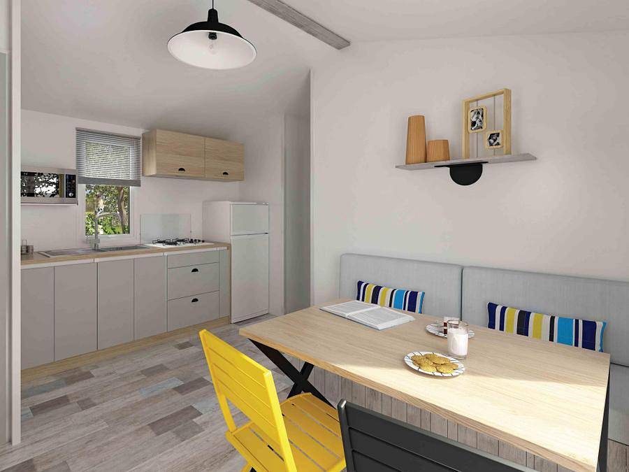 Camping Le Clos de Balleroy - Mobilheim 4 personen - Malaga - 2 Zimmer in Balleroy, Bayeux und Umgebung