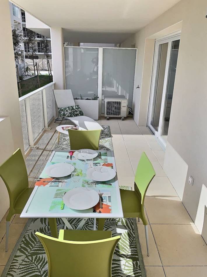 Appartement de vacances pour 4 personnes, avec balcon/terrasse, adapté aux familles