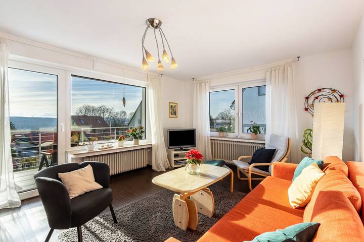 Geheel appartement, Vakantieappartement in de Haargärten met balkon en wifi in Körbecke, Möhnesee
