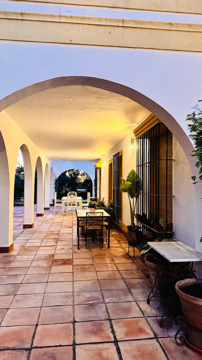 Casa rural para 12 personas, con Jardín en Tomares - 4