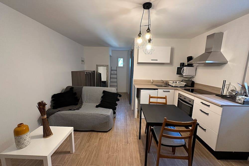 Entire apartment, Studio Apartment 'Sur Un Domaine D'oliviers' with Mountain View, Wi-Fi and Air Conditioning in Solliès-Toucas, Toulon region