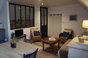 Gîte pour 4 personnes, avec terrasse à La Fresnais